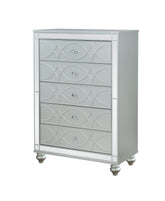 Coaster Gunnison 5-drawer Chest Silver Metallic Model 223215